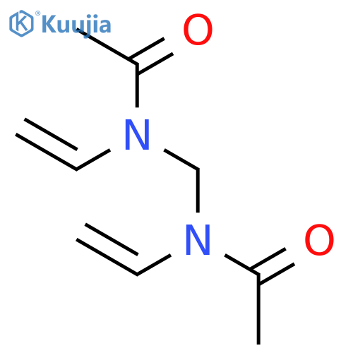 Acetamide, N,N'-methylenebis[N-ethenyl- structure