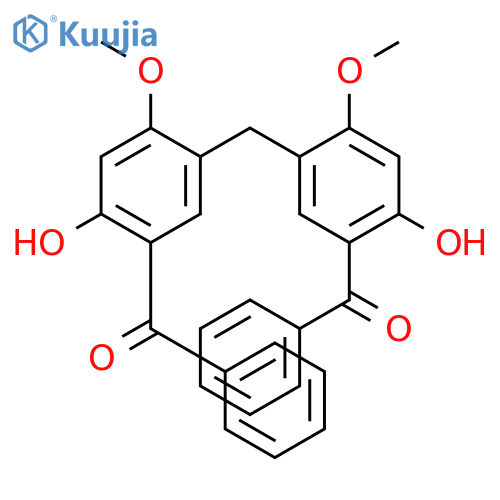 5,5'-Methylenebis(2-hydroxy-4-methoxybenzophenone) structure