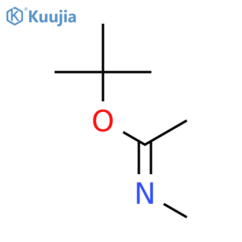 Ethanimidic acid, N-methyl-, 1,1-dimethylethyl ester structure