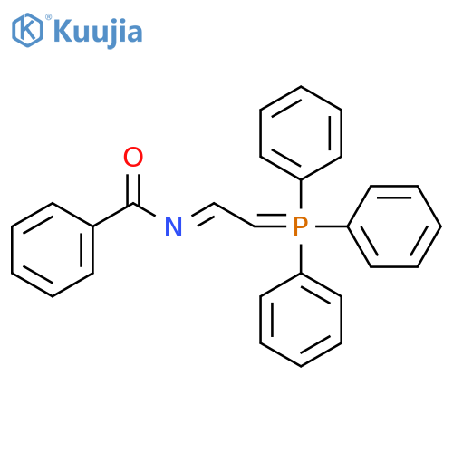 N-[(1E)-2-(Triphenyl-lambda~5~-phosphanylidene)ethylidene]benzamide structure