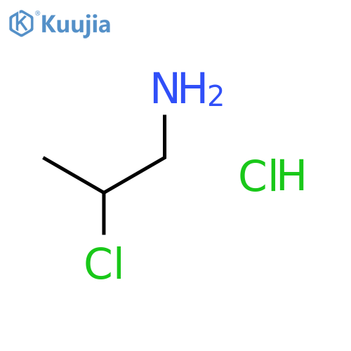 1-Propanamine, 2-chloro-, hydrochloride, (±)- structure