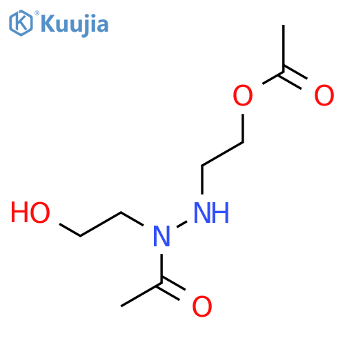 Acetic acid, 2-[2-(acetyloxy)ethyl]-1-(2-hydroxyethyl)hydrazide structure