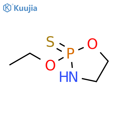1,3,2-Oxazaphospholidine, 2-ethoxy-, 2-sulfide, (±)- structure