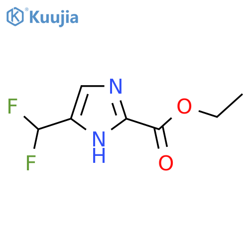 Ethyl 5-(difluoromethyl)-1H-imidazole-2-carboxylate structure
