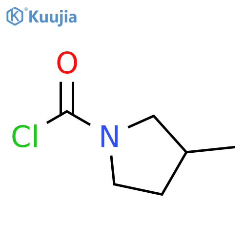 3-methylpyrrolidine-1-carbonyl chloride structure