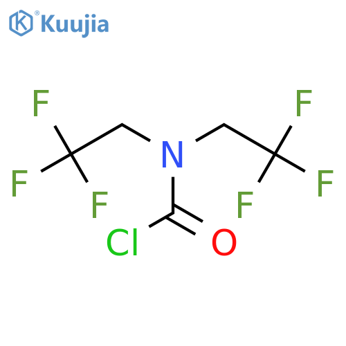 N,N-bis(2,2,2-trifluoroethyl)carbamoyl chloride structure