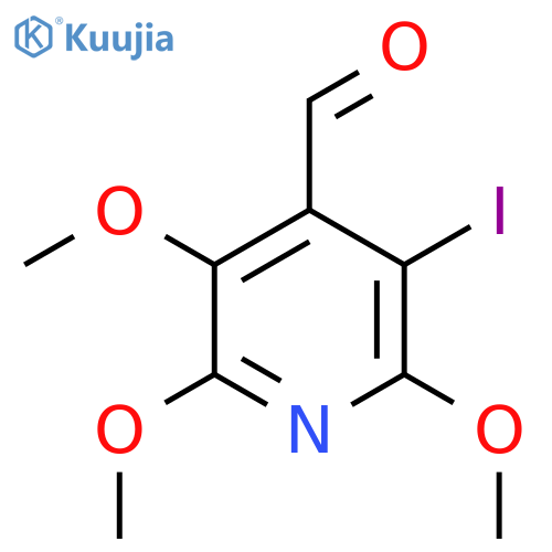 3-Iodo-2,5,6-trimethoxyisonicotinaldehyde structure