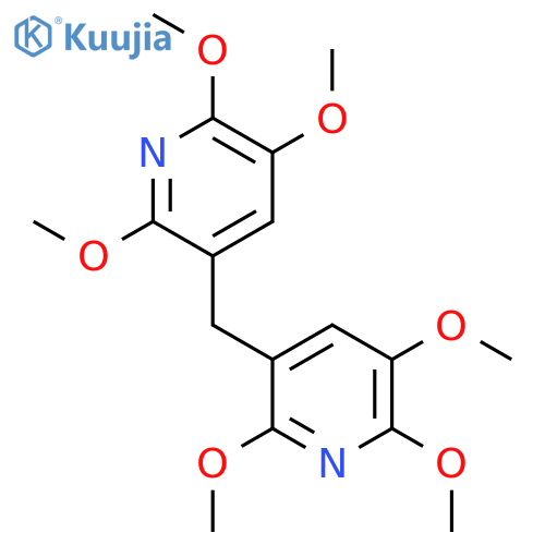 Bis(2,5,6-trimethoxypyridin-3-yl)methane structure