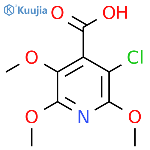 3-Chloro-2,5,6-trimethoxyisonicotinic acid structure