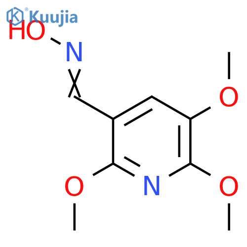 (E)-2,5,6-Trimethoxynicotinaldehyde oxime structure