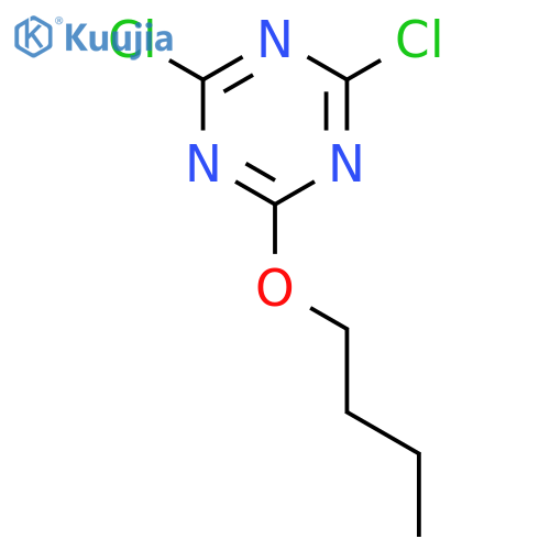 2-Butoxy-4,6-dichloro-1,3,5-triazine structure
