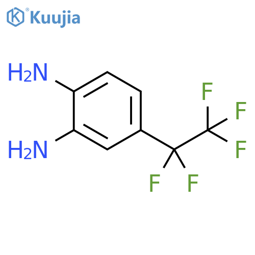 4-(pentafluoroethyl)benzene-1,2-diamine structure