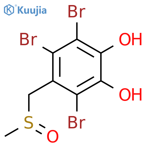 2,3,6-tribromo-4,5-dihydroxybenzyl methyl sulphoxide structure