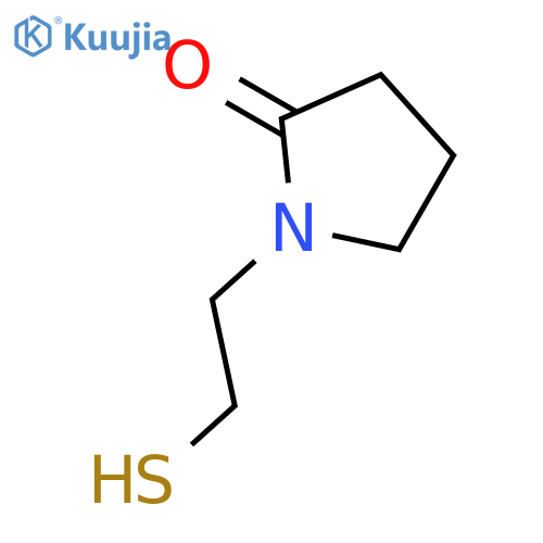 2-Pyrrolidinone,1-(2-mercaptoethyl)- structure