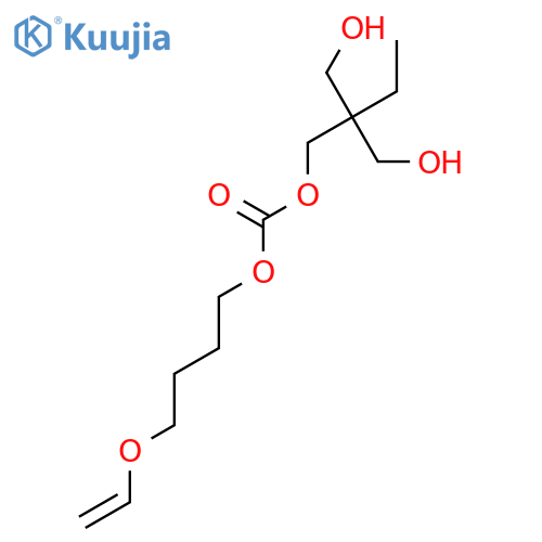 Carbonic acid, 2,2-bis(hydroxymethyl)butyl 4-(ethenyloxy)butyl ester structure
