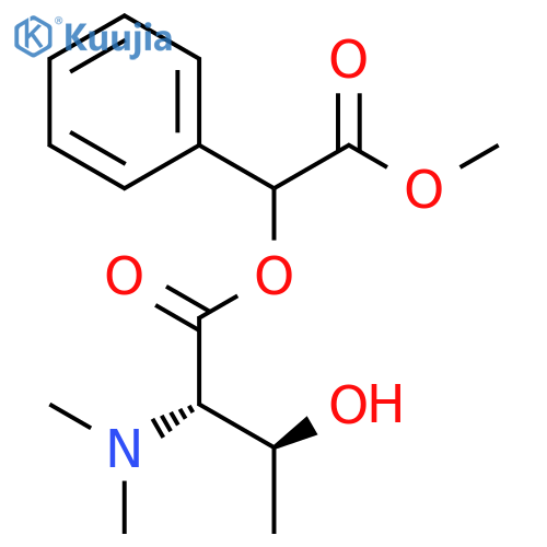D-Threonine, N,N-dimethyl-, 2-methoxy-2-oxo-1-phenylethyl ester, (S)- structure