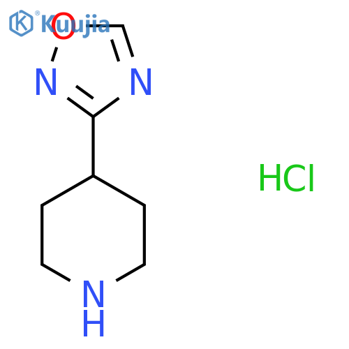 3-(Piperidin-4-yl)-1,2,4-oxadiazole hydrochloride structure
