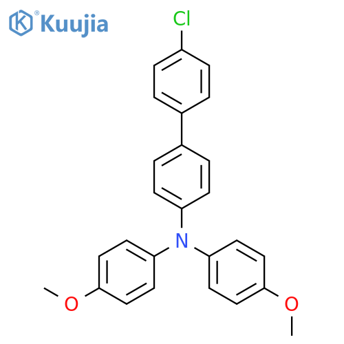 [1,1'-Biphenyl]-4-amine, 4'-chloro-N,N-bis(4-methoxyphenyl)- structure