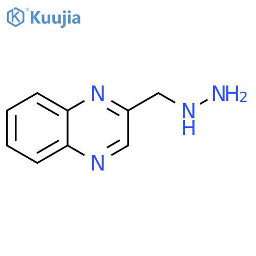 2-(hydrazinylmethyl)quinoxaline structure
