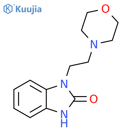 2H-Benzimidazol-2-one,1,3-dihydro-1-[2-(4-morpholinyl)ethyl]- structure