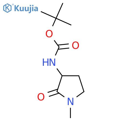 Tert-Butyl (1-methyl-2-oxopyrrolidin-3-yl)carbamate structure