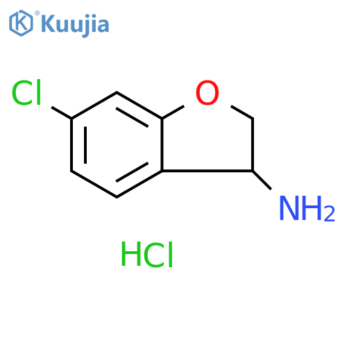 6-Chloro-2,3-dihydrobenzofuran-3-amine Hydrochloride structure