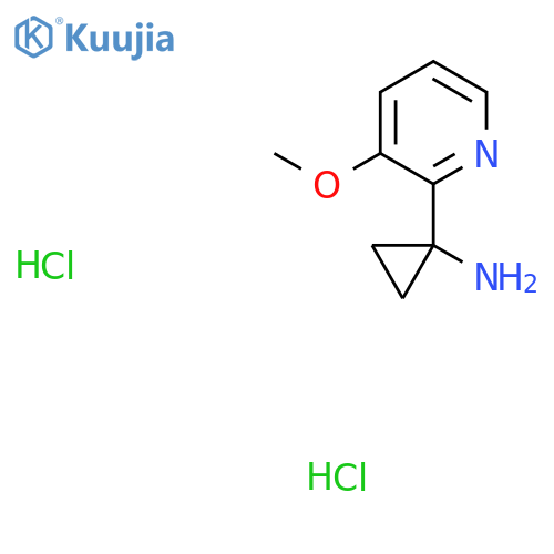 1-(3-Methoxypyridin-2-yl)cyclopropanamine dihydrochloride structure