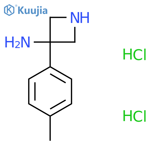 3-(p-Tolyl)azetidin-3-amine dihydrochloride structure
