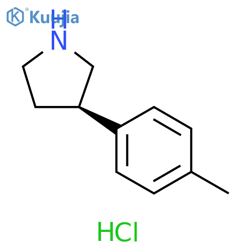 (R)-3-(P-TOLYL)PYRROLIDINE HCL structure