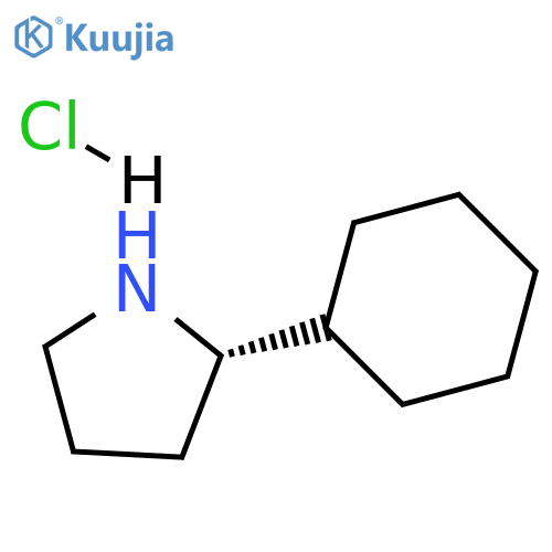 (S)-2-CYCLOHEXYLPYRROLIDINE HCL structure