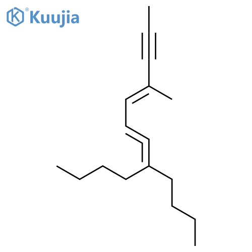 4,6,7-Dodecatrien-2-yne, 8-butyl-4-methyl-, (E)- structure