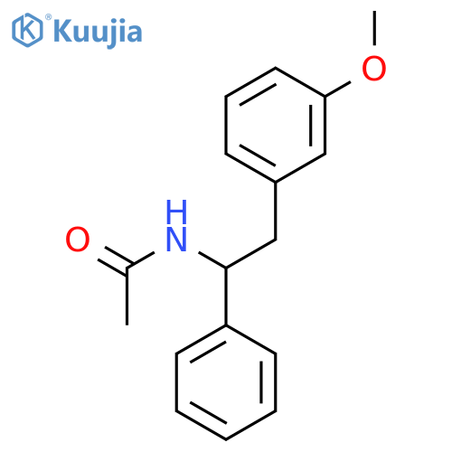 Acetamide, N-[2-(3-methoxyphenyl)-1-phenylethyl]- structure