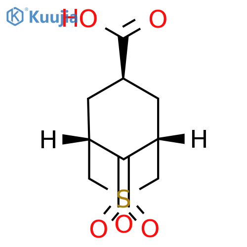 exo-3,3,9-trioxo-3λ?-thiabicyclo[3.3.1]nonane-7-carboxylic acid structure