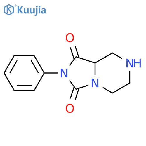 2-phenyl-octahydroimidazo[1,5-a]pyrazine-1,3-dione structure