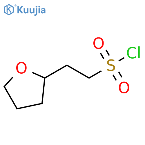 2-(oxolan-2-yl)ethane-1-sulfonyl chloride structure