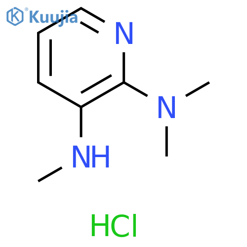 N2,N2,N3-trimethylpyridine-2,3-diamine hydrochloride structure