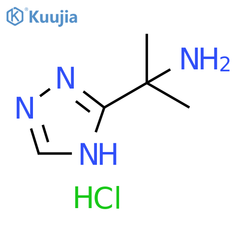 2-(4H-1,2,4-triazol-3-yl)propan-2-amine dihydrochloride structure