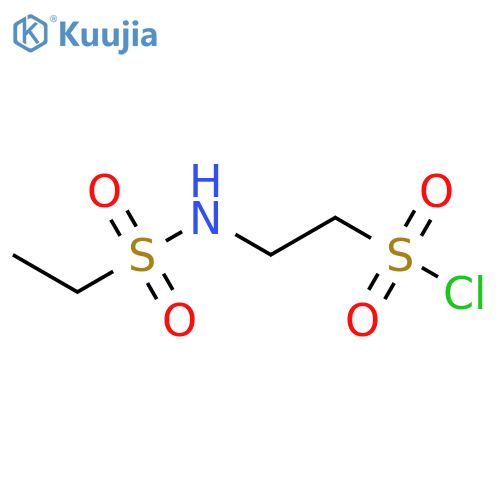 2-ethanesulfonamidoethane-1-sulfonyl chloride structure