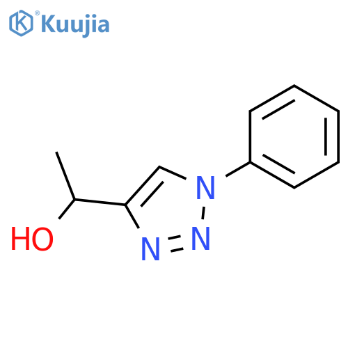 1-(1-phenyl-1H-1,2,3-triazol-4-yl)ethan-1-ol structure