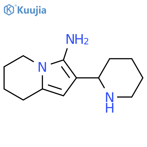 2-(piperidin-2-yl)-5,6,7,8-tetrahydroindolizin-3-amine structure