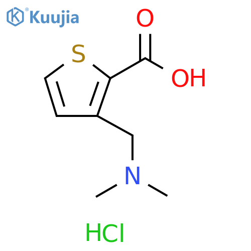 3-(dimethylamino)methylthiophene-2-carboxylic acid hydrochloride structure