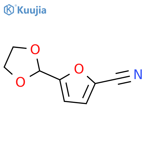 5-(1,3-dioxolan-2-yl)furan-2-carbonitrile structure