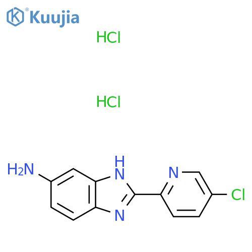 2-(5-Chloropyridin-2-yl)-1H-1,3-benzodiazol-5-amine dihydrochloride structure