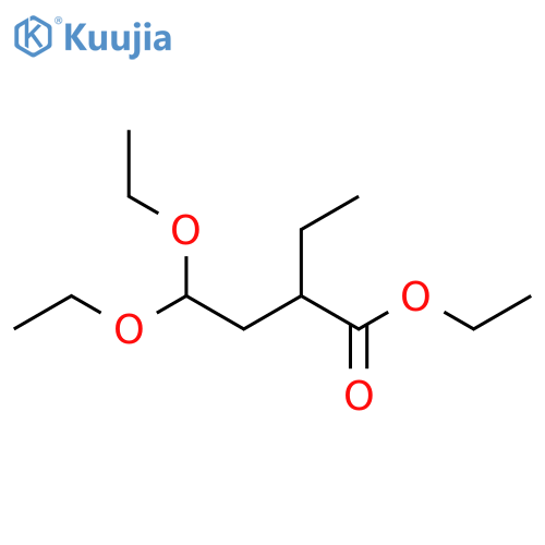 Ethyl 4,4-diethoxy-2-ethylbutanoate structure