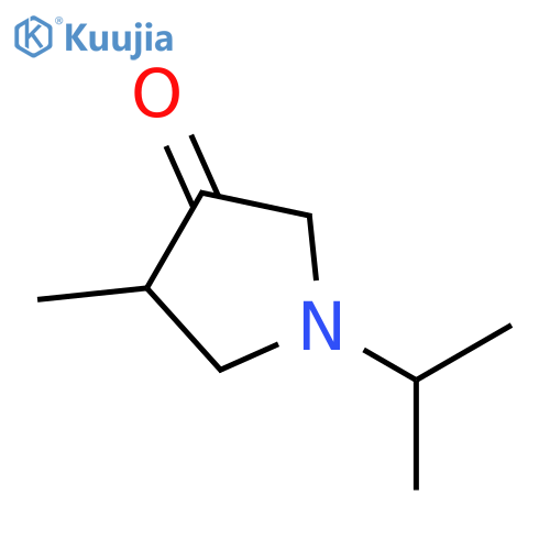 4-methyl-1-(propan-2-yl)pyrrolidin-3-one structure