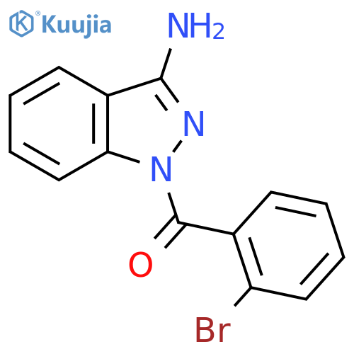 1-(2-Bromobenzoyl)-1H-indazol-3-amine structure