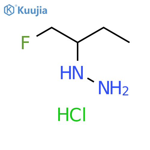 (1-fluorobutan-2-yl)hydrazine dihydrochloride structure