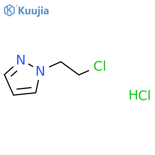 1-(2-chloroethyl)-1H-pyrazole hydrochloride structure