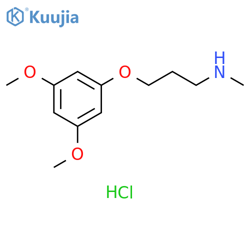 3-(3,5-dimethoxyphenoxy)propyl(methyl)amine hydrochloride structure