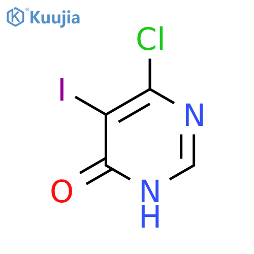 6-chloro-5-iodopyrimidin-4-ol structure